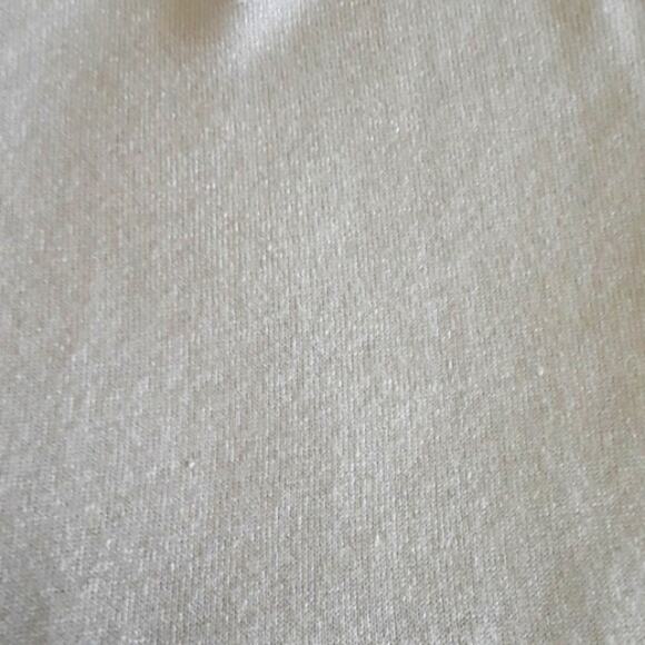 Womens Sz L Gray Pearl Button Y2K Quiet Luxury Casual Cowl Neck Tunic Sweater - Picture 8 of 8